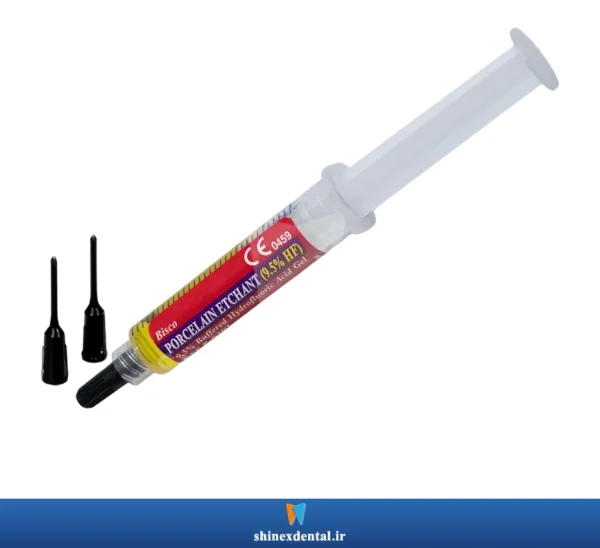 عکس سرنگ و سری اسید هیدروفلوریک 9/5% (HF) BISCO