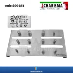 عکس استند کلمپ رابردم از دو زاویه بر روی بک سفید