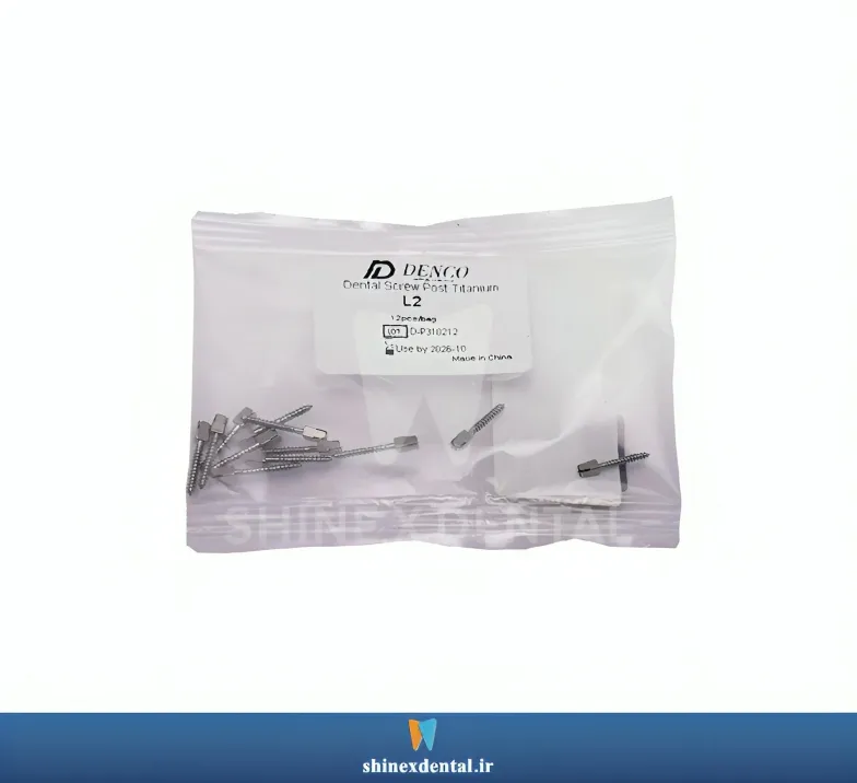 عکس پین داخل کانال تیتانیومی DENCO