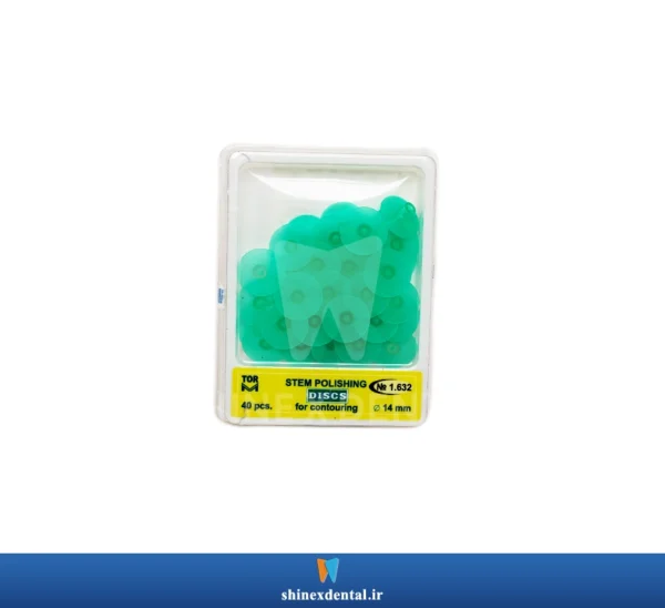 عکس دیسک پرداخت بدون مرکز سفید سبز