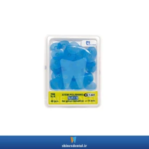 عکس دیسک پرداخت بدون مرکز آبی رنگ