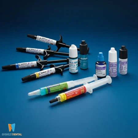 عکس مواد دندانپزشکی یک سمان رزینی نوری